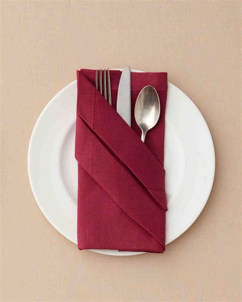 how to fold table napkins easy|table napkin design step by.